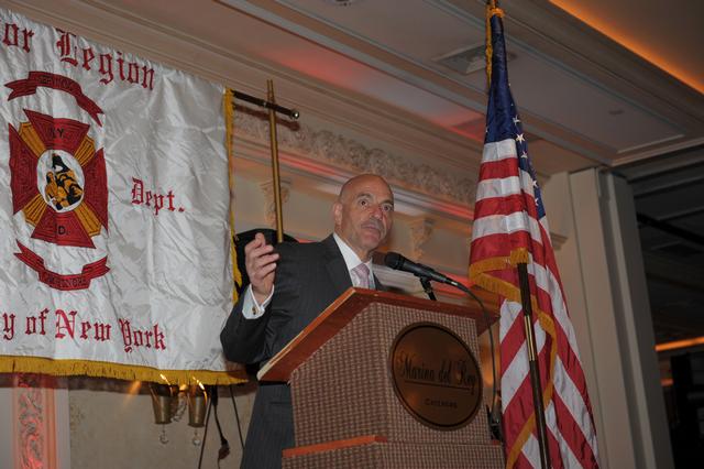 Honor Legion Member Commissioner Sal Cassano
Addresses the Honor Legion
May 2,2012